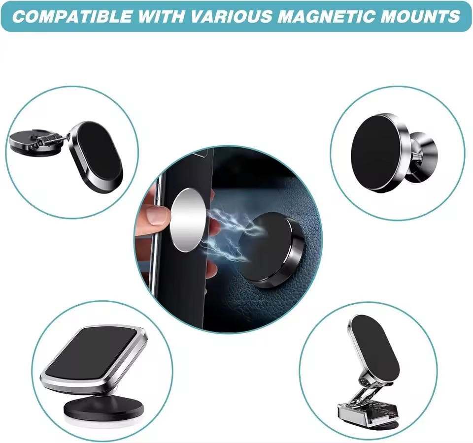 1/50Pcs Magnetic Metal Plate F - Phone Accessories Holder Car review and price
