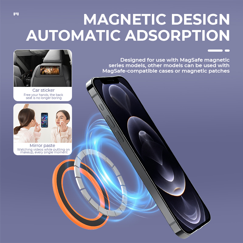 For Magsafe Strong Magnetic Ri - Phone Accessories Holder Car review and price